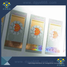 Hot Stamping Foil Security Papel Adesivo